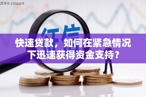 呼兰快速贷款，如何在紧急情况下迅速获得资金支持？