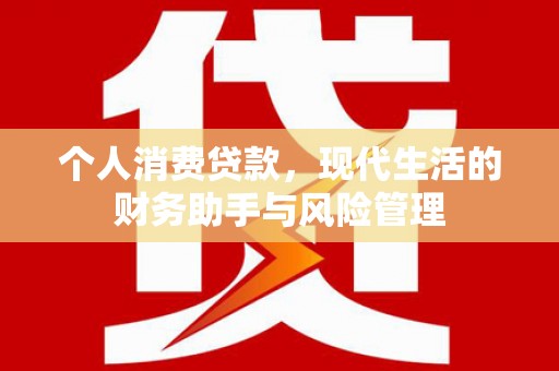 呼兰个人消费贷款，现代生活的财务助手与风险管理