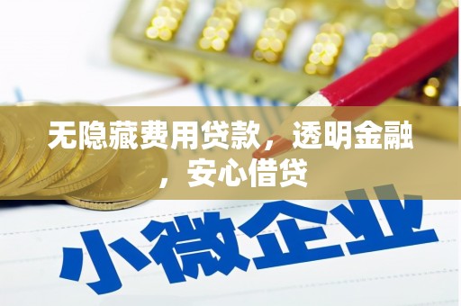 呼兰无隐藏费用贷款，透明金融，安心借贷