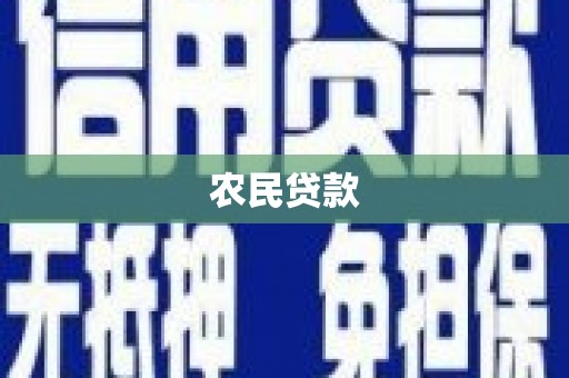 呼兰农民贷款