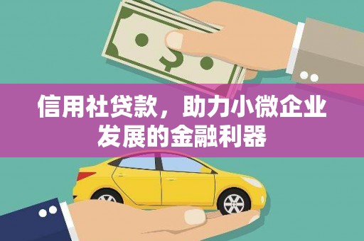 呼兰信用社贷款，助力小微企业发展的金融利器