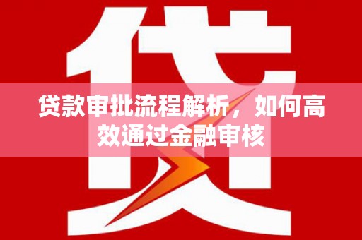 呼兰贷款审批流程解析，如何高效通过金融审核