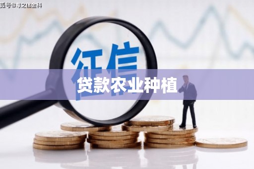 呼兰贷款农业种植