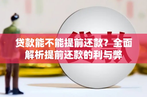 呼兰贷款能不能提前还款？全面解析提前还款的利与弊