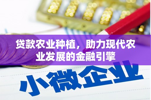 呼兰贷款农业种植，助力现代农业发展的金融引擎
