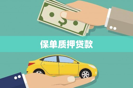 呼兰保单质押贷款