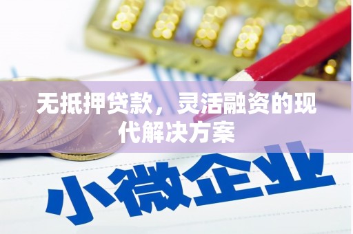 呼兰无抵押贷款，灵活融资的现代解决方案