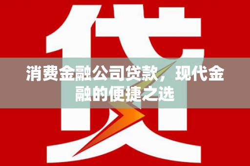 呼兰消费金融公司贷款，现代金融的便捷之选