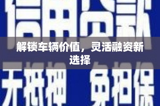 呼兰解锁车辆价值，灵活融资新选择
